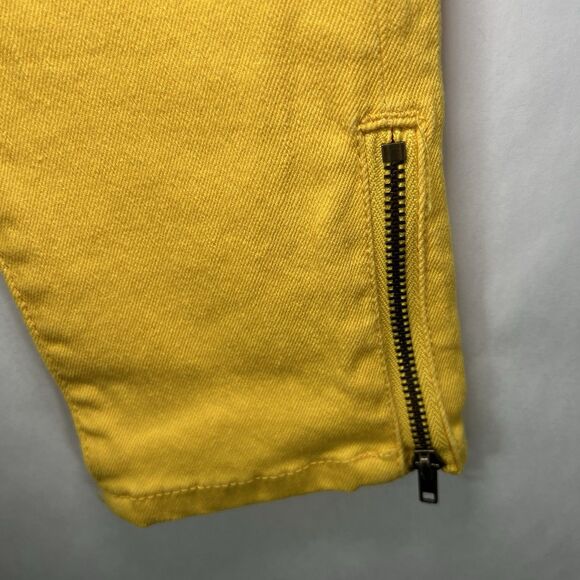 Romeo & Juliet Couture Skinny Jeans Womens Size 27 (27x28) Dandelion Yellow $140 - Picture 4 of 14